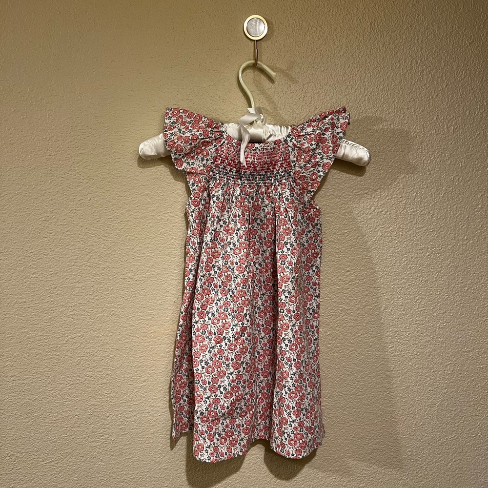 No Tag | 100% Cotton Floral Smocked Dress - Picture 2 of 5